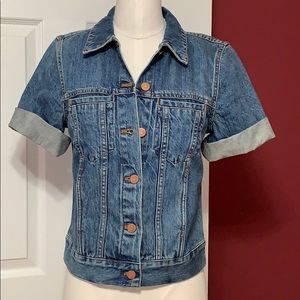Madewell Short Sleeve Denim Jacket